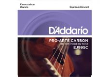 Комплект струн для укулеле сопрано/концертного D'Addario EJ99SC Pro-Arte Carbon