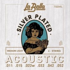 Струны для акустической гитары La Bella 700ML