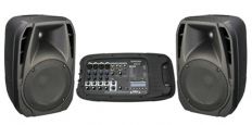 Портативный комплект из двух акустических систем и активного микшера L-Audio Compact 210S