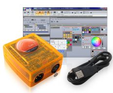 Комплект управления оборудованием по протоколу DMX посредством компьютера и специального программного продукта Sunlite Suite2-BC
