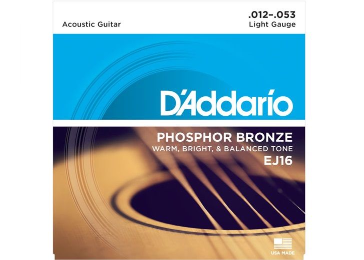 Струны для акустической гитары D'Addario EJ16