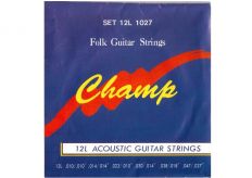 Струны для 12-ти струнной гитары Champ 12L