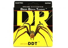 Комплект струн для электрогитары, никелированные, 10-60, DR DDT-10/60 Drop-Down Tuning