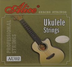 Комплект струн для укулеле, черный нейлон Alice AU02