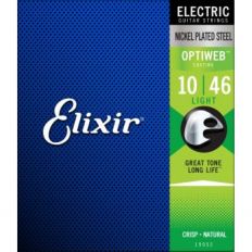 Струны для электрогитары Elixir 19052 Optiweb Light (.010-.046)