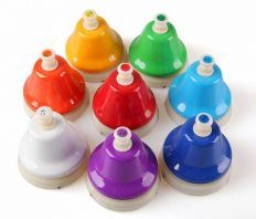 Набор цветных колокольчиков с кнопкой ALINA ABSS8