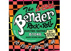 Комплект струн для электрогитары, никелированные, 10-46, La Bella B1046 The Bender Regular