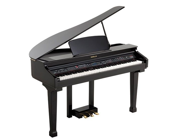 Цифровой рояль с автоаккомпанементом чёрный Orla Grand 120