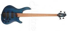 Бас-гитара, синяя, Cort B4-Plus-ASRM-OPAB Artisan Series
