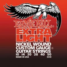 Струны для электрогитары Ervie Ball Nickel wound 2210