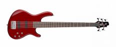 Бас-гитара 5-струнная, красная, Cort Action-Bass-V-Plus-TR Action Series