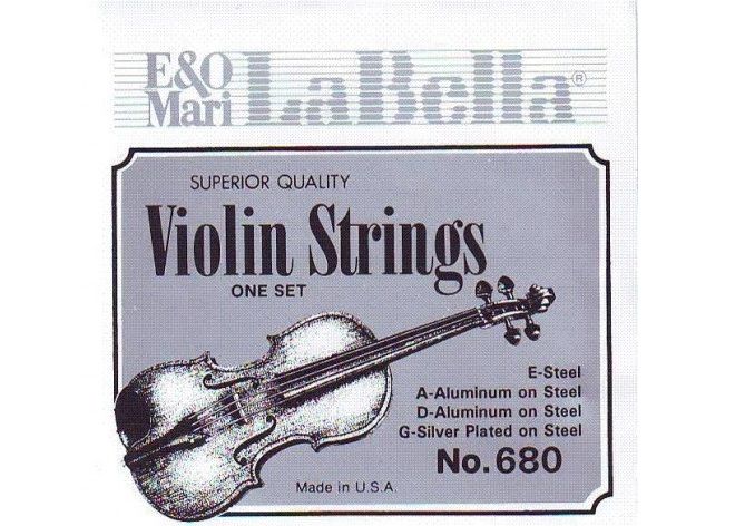 Комплект струн для скрипки размером 4/4, металл, LaBella 680