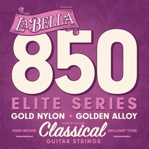 Комплект струн для классической гитары, бронза 80/20, La Bella 850 Elite