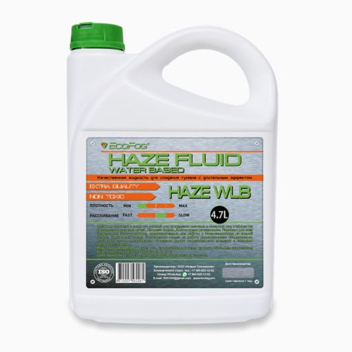 Жидкость тумана для HAZE-машин, 4,7л EcoFog EF-HAZE-WLB
