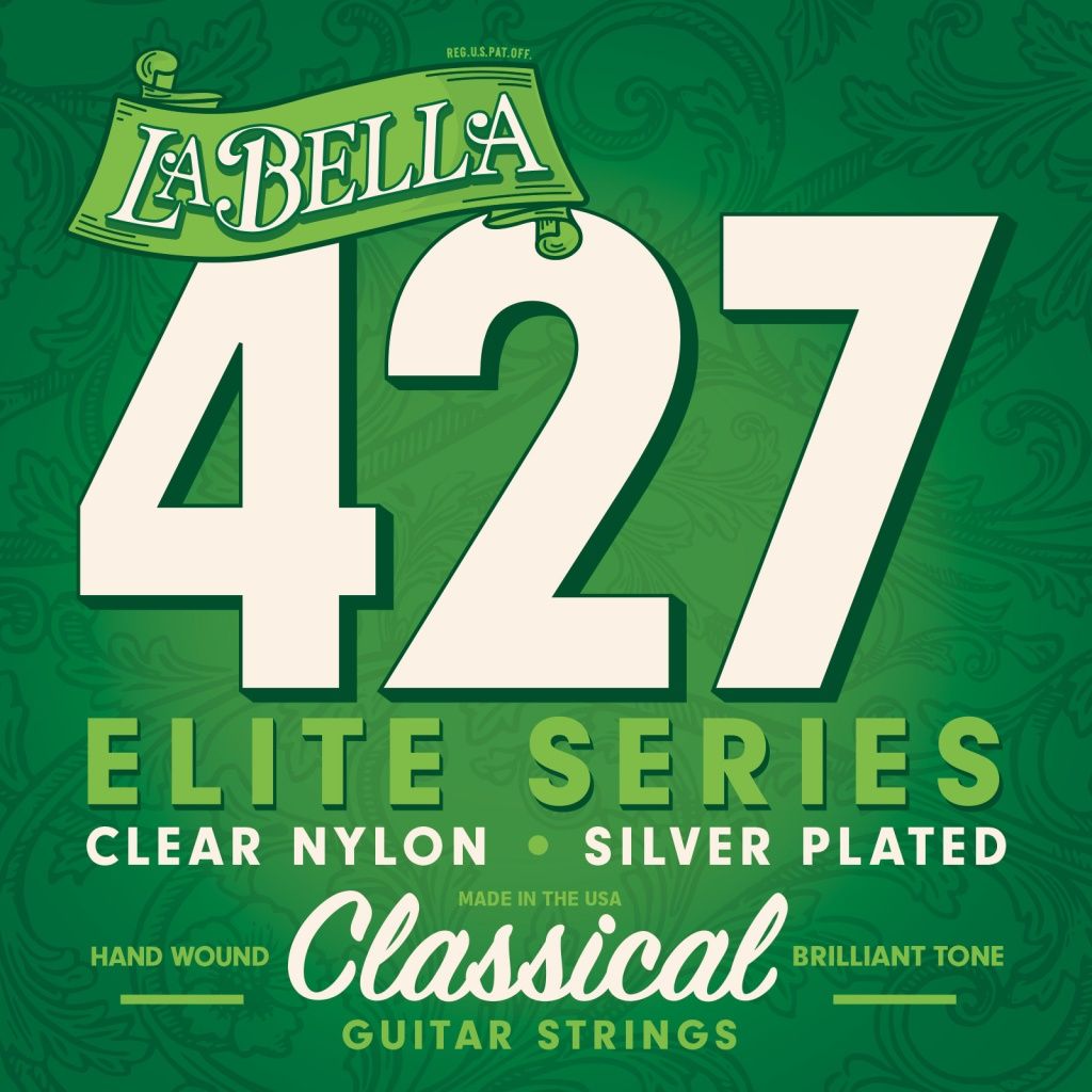La Bella 427 Elite Комплект струн для классической гитары, посеребренные