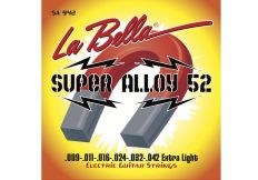 Комплект струн для электрогитары La Bella SA942 Super Alloy 52