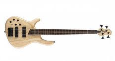 Бас-гитара, леворукая, цвет натуральный, Cort B4-Plus-AS-LH Artisan Series