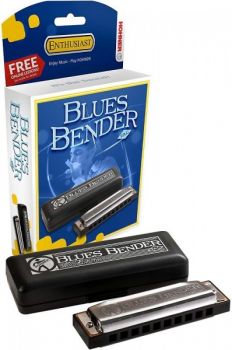 Губная гармоника Hohner Blues Bender C (M58501X) с уроками
