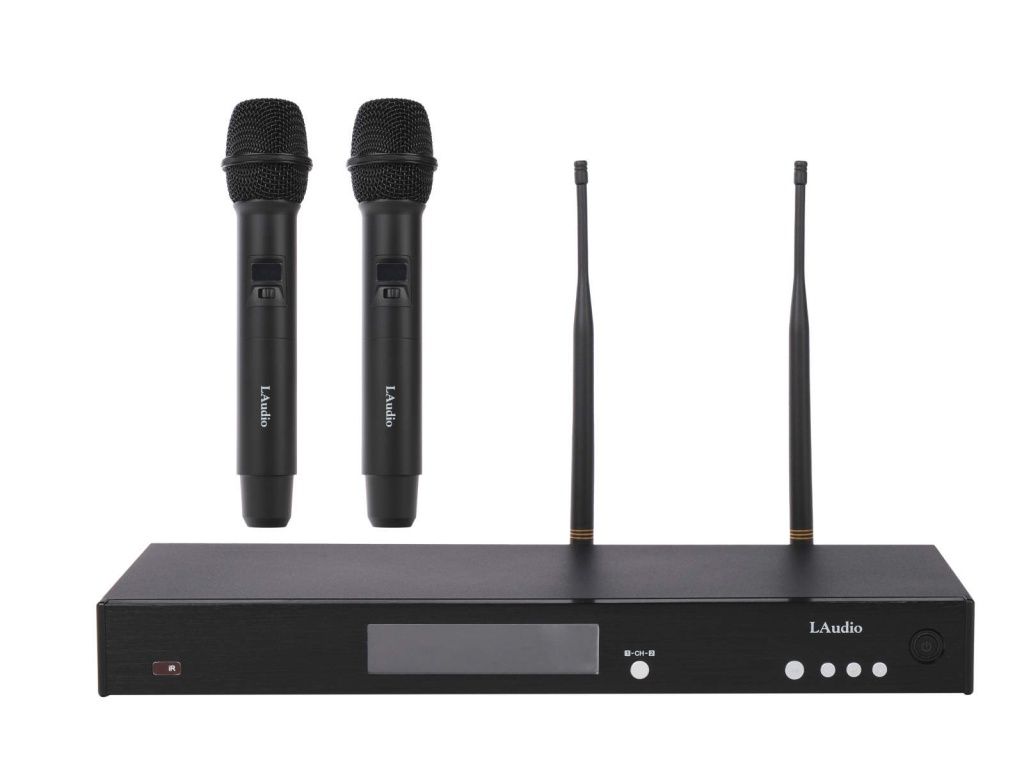 Беспроводная микрофонная система LAudio RWS-HHD, 2 ручных передатчика