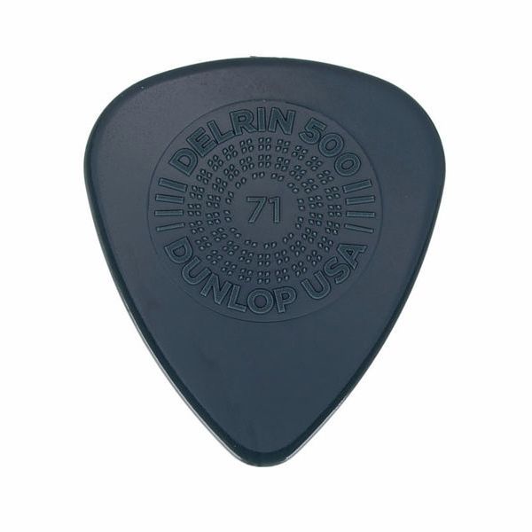 Медиатор, толщина 0,71мм, Dunlop 450P.71 Prime Grip Delrin 500