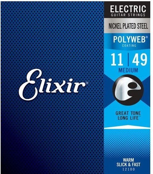 Струны для электрогитары Elixir Polyweb 12100