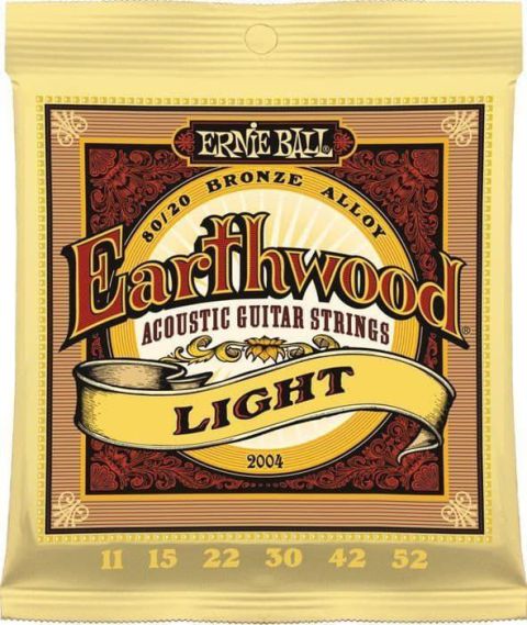 Струны для акустической гитары Earthwood Ernie Ball 2004