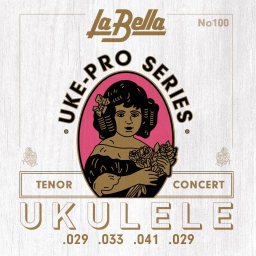 La Bella 100 Uke-Pro Комплект струн для концертного/тенор укулеле.