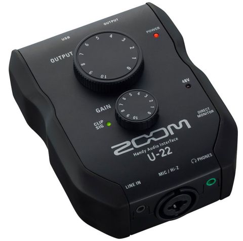 Ручной аудиоинтерфейс Zoom U-22