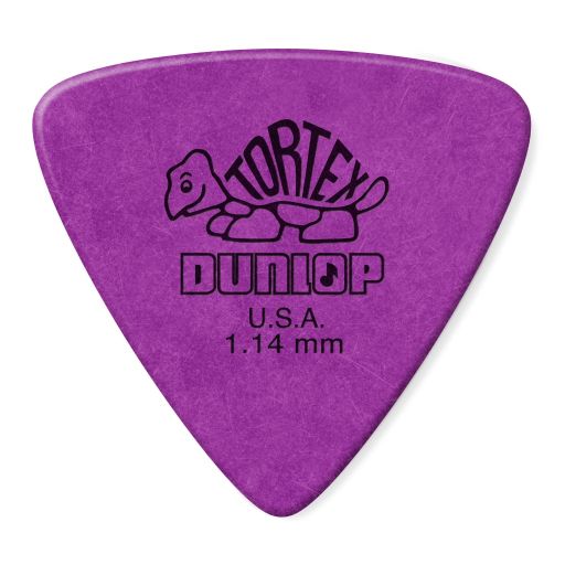 Медиатор, толщина 1,14мм, треугольные, Dunlop 431P1.14 Tortex Triangle
