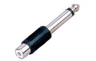 Переходник Stands & Cables ADA050 джек моно папа 6,3 мм -> RCA мама