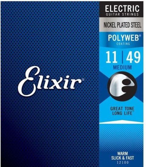 Струны для электрогитары Elixir Polyweb 12100