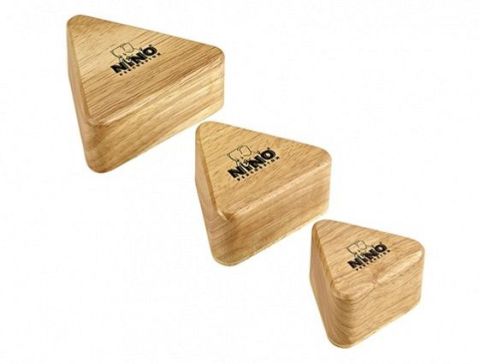 Набор треугольных шейкеров 3шт гевея Meinl Nino Percussion NINO508