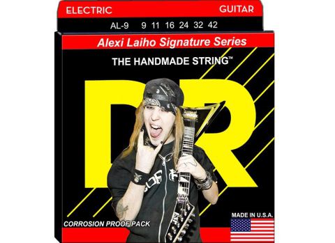 Комплект струн для электрогитары DR AL-9 Alexi Laiho