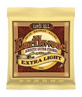 Струны для акустической гитары Earthwood ERNIE BALL 2006