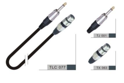 Кабель микрофонный Jack stereo XLRm, True magic TLC077 5м