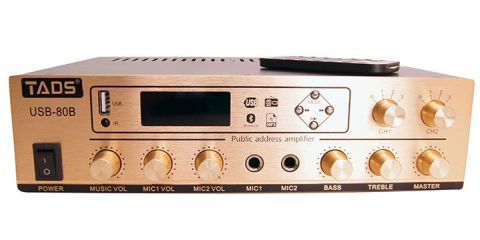 Усилитель мощности трансляционный 80Вт TADS DS-80B